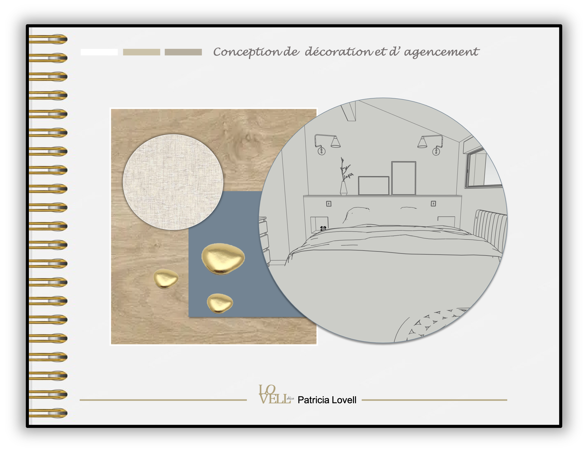 Présentation projet décoration intérieure client PowerPoint Montpellier