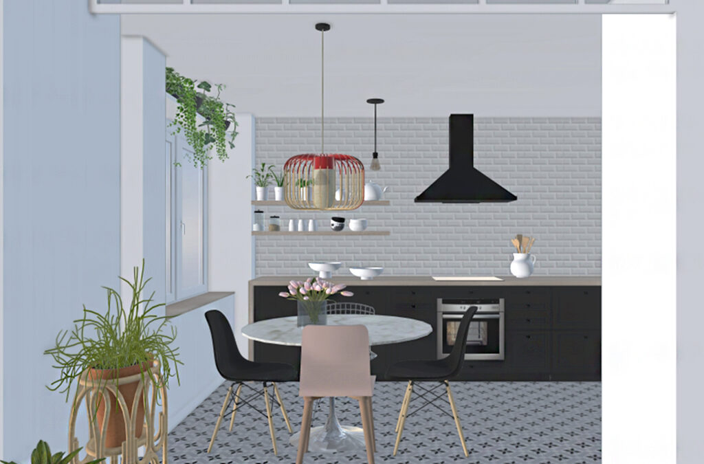 Projet d'aménagement et de décoration cuisine- Formation Perpignan