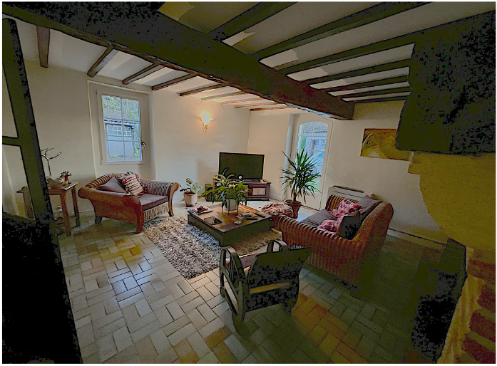 Séjour existant avant projet d’aménagement intérieur et de décoration