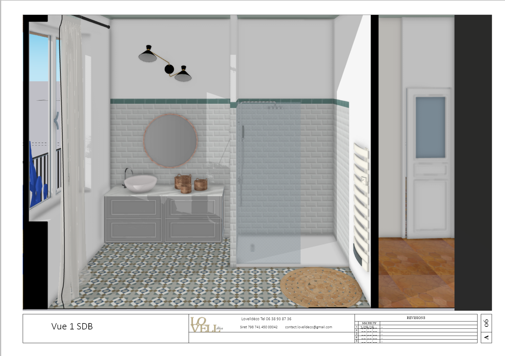 Projet SketchUp pour décoration et aménagement intérieur