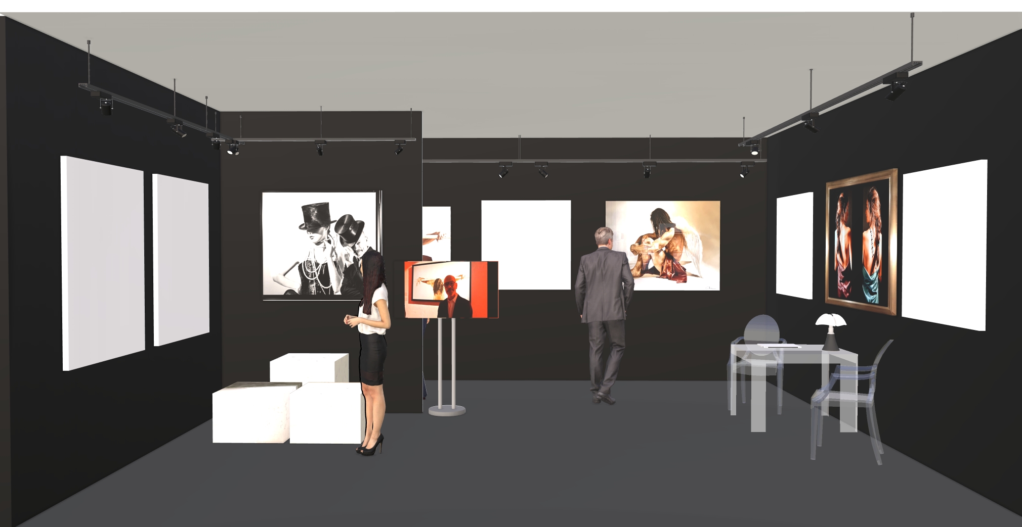 Aménagement 3D d'un showroom avec SketchUp